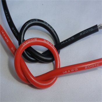 Heat Resistant Flex Electric Wiring Silicone cables 180degree