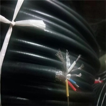 SIHF/P braid armoured multicore 180°C silicone flexible cable