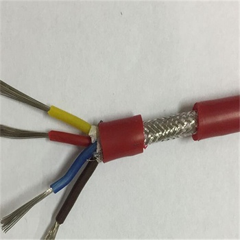 Tinned copper wire braided Silicone Rubber Multi Core Electrical Cable